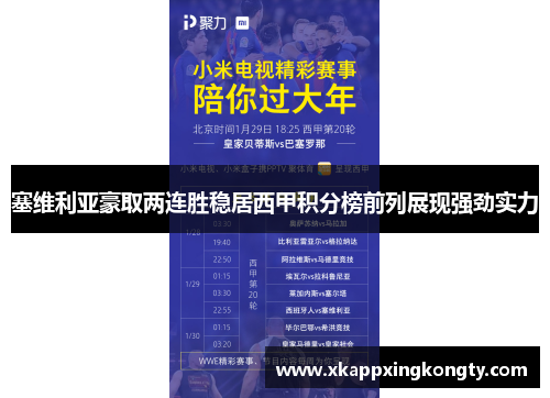 塞维利亚豪取两连胜稳居西甲积分榜前列展现强劲实力